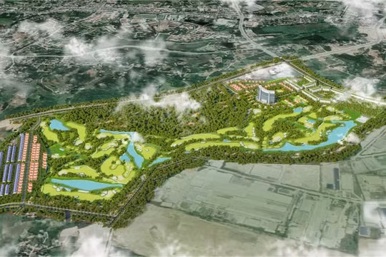 Sắp động thổ quần thể nghỉ dưỡng sân golf FLC Phú Thọ