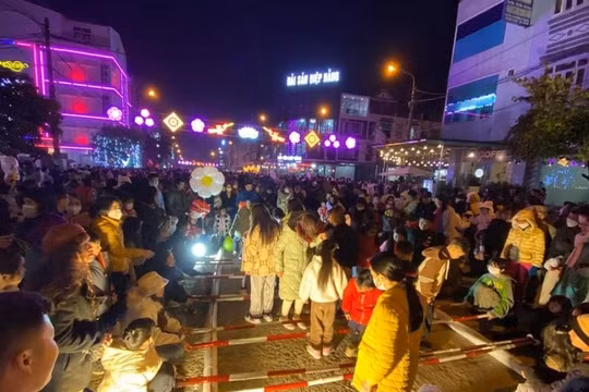 Lai Châu có phố đi bộ đầu tiên