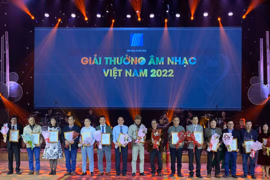 72 tác phẩm được trao Giải thưởng Âm nhạc Hội Nhạc sĩ Việt Nam năm 2022