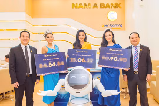 Nam A Bank tiếp tục “sát cánh” cùng Top 3 Hoa Hậu Hoàn Vũ Việt Nam 2022 trên hành trình mới