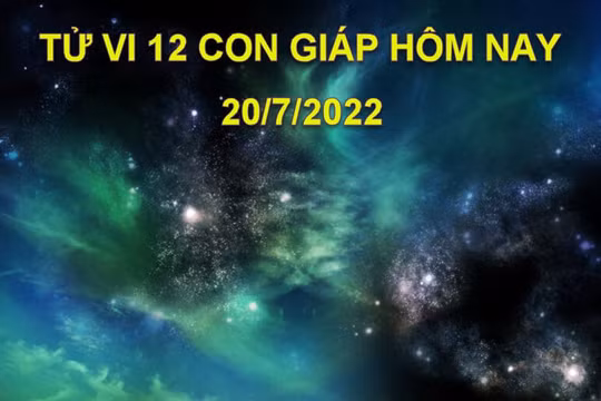 Tử vi 20/7/2022 hôm nay, thứ 4 ngày 22/6 âm lịch của 12 con giáp