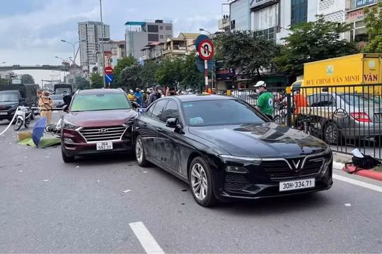 Hà Nội: Va chạm liên hoàn trên đường Giải Phóng, một người đàn ông tử vong