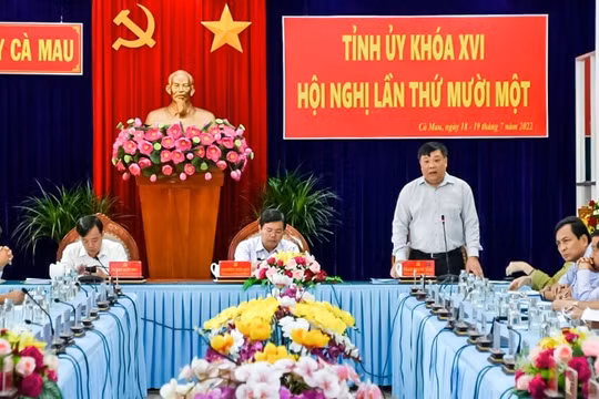 Ông Nguyễn Tiến Hải làm Trưởng Ban chỉ đạo phòng, chống tham nhũng, tiêu cực tỉnh Cà Mau