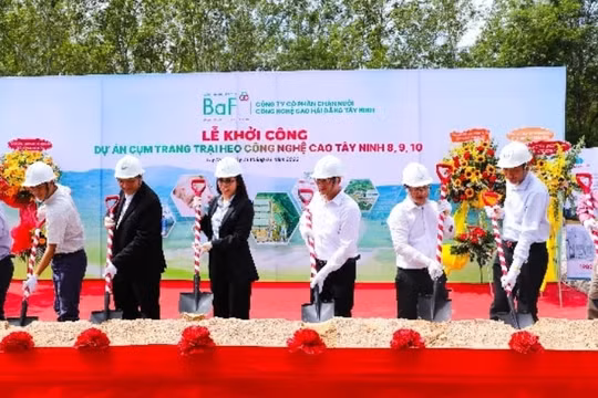 BaF mở rộng chuỗi, tiếp tục khởi công 4 trại heo công nghệ cao Tây Ninh