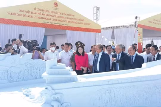 Khởi công Khu lưu niệm đồng bào, cán bộ, chiến sĩ và học sinh miền Nam tập kết ra Bắc