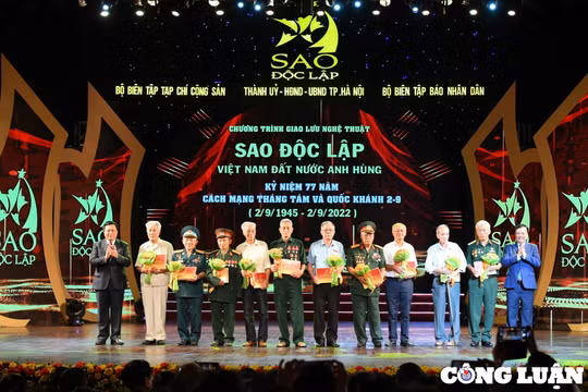 Chương trình “Sao Độc lập”: Tôn vinh những giá trị trường tồn, bất diệt của dân tộc