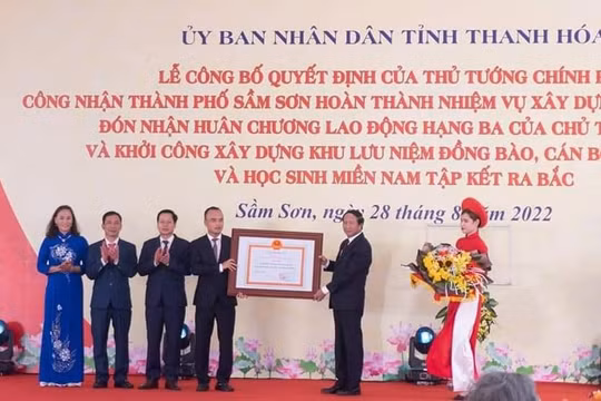 Thanh Hóa: Thành phố Sầm Sơn hoàn thành nhiệm vụ xây dựng nông thôn mới