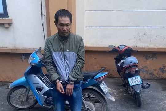 Yên Bái: Đối tượng trộm xe máy bị lực lượng Cảnh sát giao thông bắt giữ