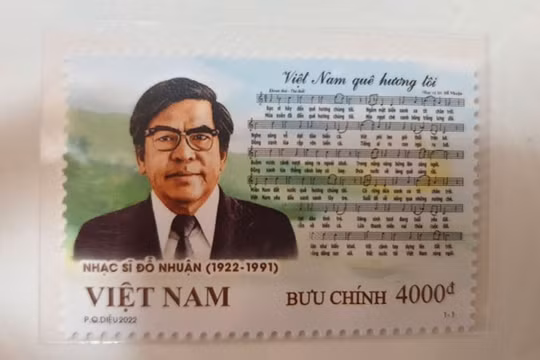 Phát hành bộ tem kỷ niệm 100 năm ngày sinh nhạc sĩ Đỗ Nhuận