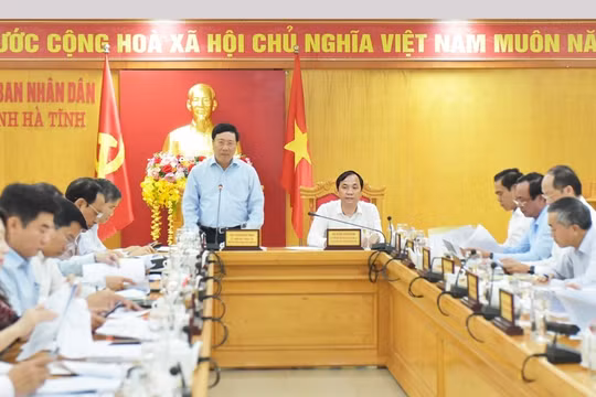 Phó Thủ tướng Phạm Bình Minh làm việc với 5 tỉnh về giải ngân vốn đầu tư công