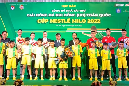 Giải bóng đá nhi đồng toàn quốc 2022 sẽ quy tụ 46 đội từ 36 tỉnh thành