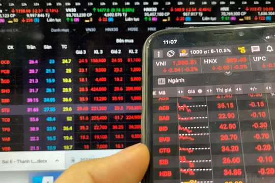 Cổ phiếu dầu khí bứt phá, Vn-Index vẫn chìm trong sắc đỏ
