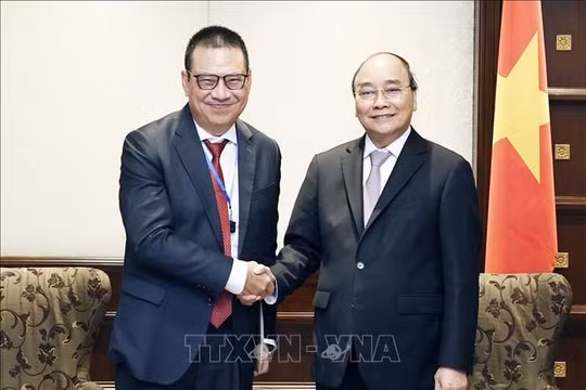 Chủ tịch nước Nguyễn Xuân Phúc tiếp một số tập đoàn hàng đầu Thái Lan