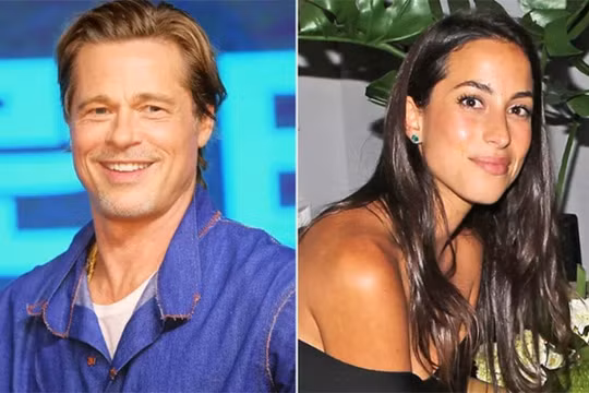 Brad Pitt có hành động thân mật với người đẹp 9X