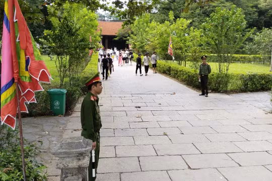 Bảo đảm an ninh trật tự tại Lễ hội Lam Kinh