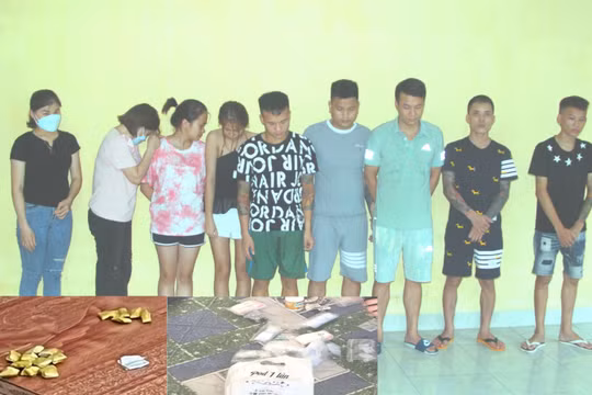 Phát hiện 8 thanh niên tổ chức sử dụng ma túy tại nhà nghỉ
