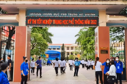 Hải Phòng: Một thí sinh bị đình chỉ thi trong kỳ thi THPT 2022