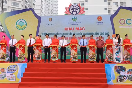 Hà Nội: Quảng bá, giới thiệu sản phẩm OCOP gắn với văn hóa các tỉnh Đồng bằng sông Hồng năm 2022
