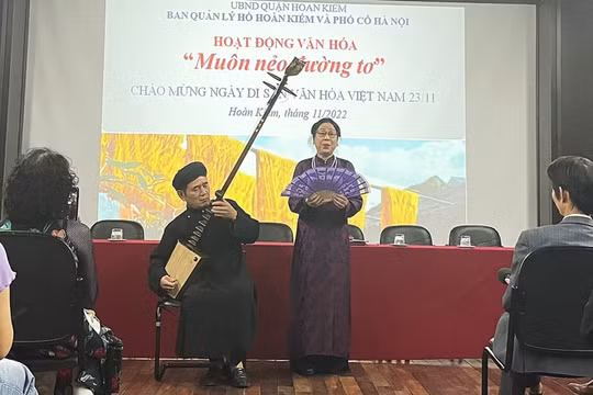 Nhiều hoạt động chào mừng ngày Di sản Văn hóa Việt Nam tại phố cổ Hà Nội