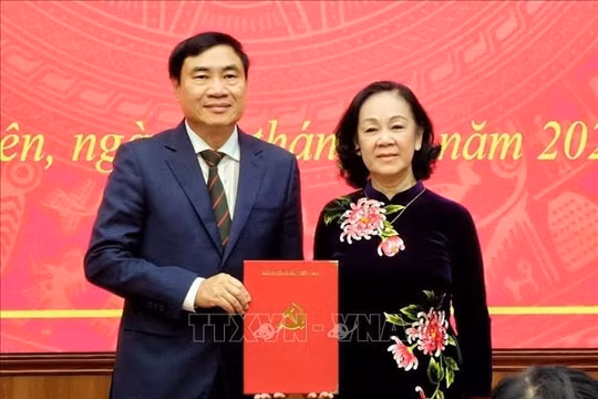 Ông Trần Quốc Cường giữ chức Bí thư Tỉnh ủy Điện Biên