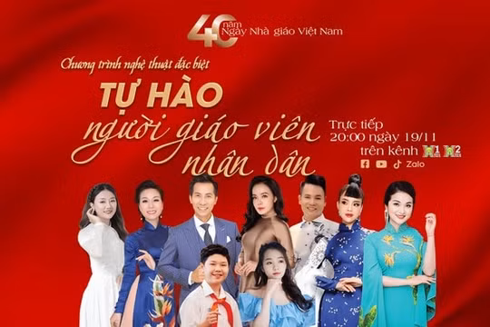 Chương trình nghệ thuật ‘Tự hào người giáo viên nhân dân’ tri ân công ơn người thầy