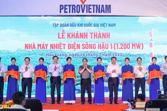 Thủ tướng dự lễ khánh thành Nhà máy nhiệt điện Sông Hậu 1