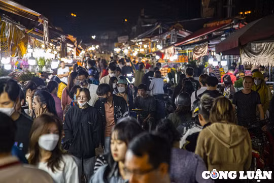 Hà Nội: Chợ hoa Quảng An chật cứng người mua, kẻ bán trước ngày 20/10