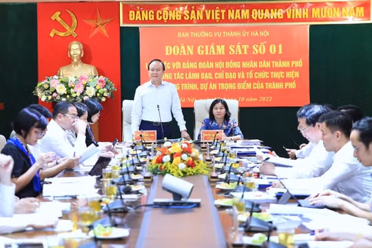Chủ tịch UBND TP Hà Nội làm Trưởng BCĐ xử lý công trình trọng điểm chậm tiến độ
