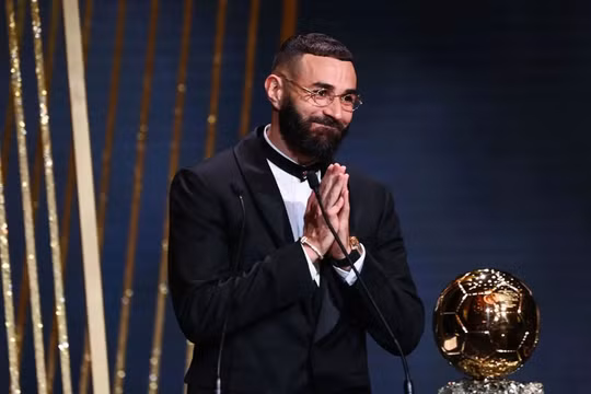 Karim Benzema giành Quả bóng vàng 2022