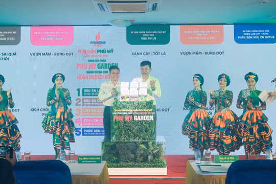 Phân bón Phú Mỹ ra mắt dòng sản phẩm chuyên dùng cho nông nghiệp đô thị