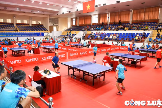 Công tác tổ chức được đánh giá cao tại Giải Bóng bàn Cúp Hội Nhà báo Việt Nam lần thứ XV - năm 2022