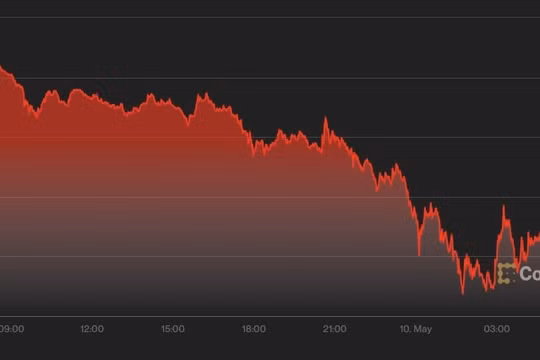 Giá Bitcoin hôm nay 10/5: Thị trường rơi tự do