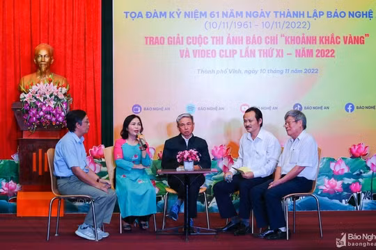 Tọa đàm, gặp mặt kỷ niệm 61 năm ngày thành lập Báo Nghệ An