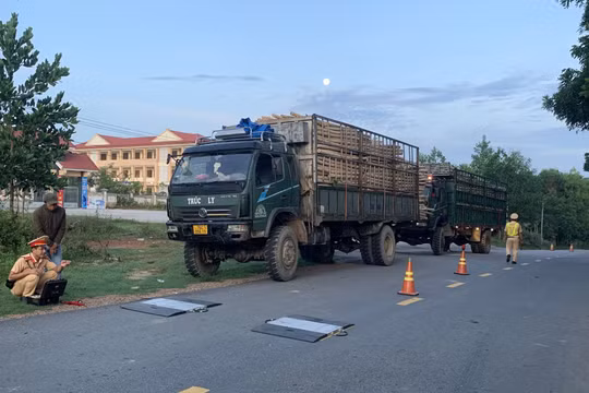 Quảng Ngãi: Phạt gần 10 tỷ đồng đối với gần 500 xe chở quá khổ quá tải