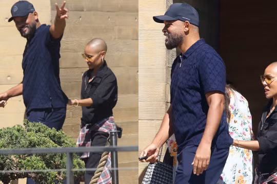Will Smith nắm tay tình cảm với vợ sau thông tin hôn nhân rạn nứt