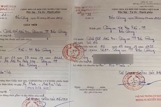 Công an tỉnh Bắc Giang điều tra làm rõ việc phóng viên Báo Giao thông bị đe dọa giết cả nhà