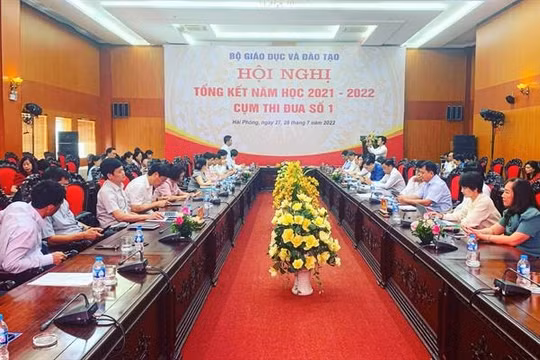 Tổng kết năm học 2021-2022 Cụm thi đua số 1: Chủ động, sáng tạo, nỗ lực