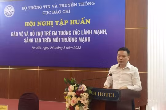 Báo chí góp phần hỗ trợ trẻ em tương tác lành mạnh, sáng tạo trên môi trường mạng