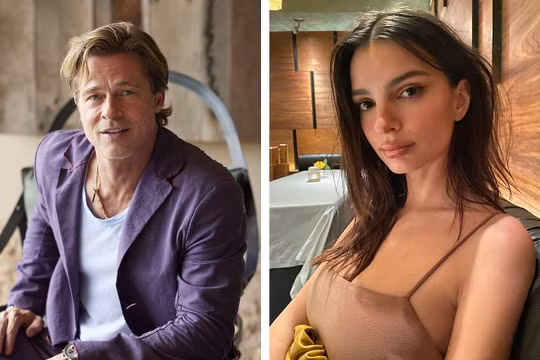 Brad Pitt đang âm thầm tìm hiểu Emily Ratajkowski