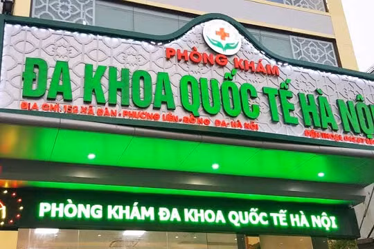 Tự phong mình “nhất”, Phòng khám đa khoa quốc tế Hà Nội bị phạt 30 triệu đồng