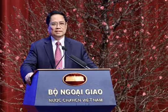 Thủ tướng Phạm Minh Chính: Ngành ngoại giao tiếp tục vai trò tiên phong, đi trước mở đường
