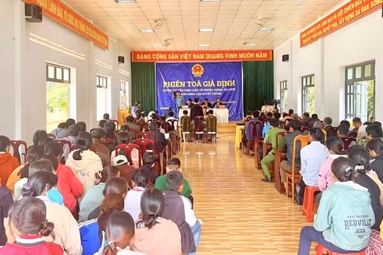 Gia Lai: Phiên tòa giả định về phòng chống tảo hôn đem lại hiệu quả tốt