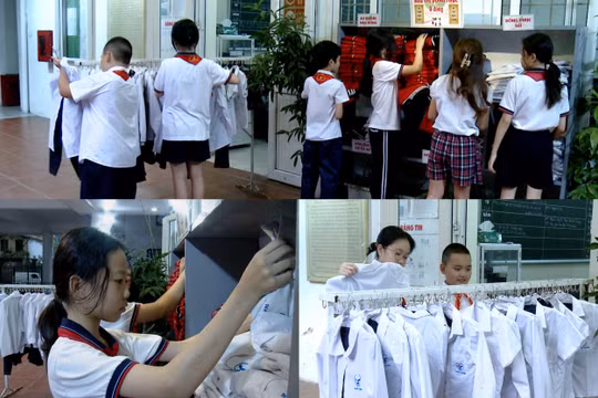 Mô hình “Siêu thị đồng phục 0 đồng”: San sẻ yêu thương và bài học giáo dục đầy ý nghĩa