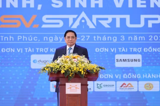 Thủ tướng Phạm Minh Chính: Khởi nghiệp đổi mới sáng tạo phải chú trọng phát triển từ "gốc"