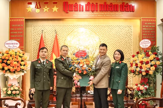 Báo Công an nhân dân chúc mừng Báo Quân đội nhân dân nhân kỷ niệm 78 năm Ngày thành lập QĐND Việt Nam