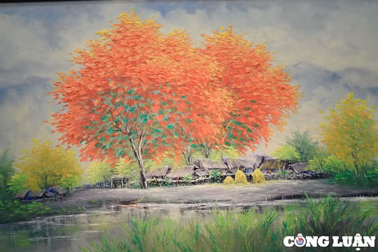 “Sắc màu cuộc sống” trong tranh của họa sĩ Nguyễn Minh Sơn