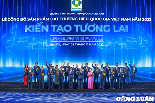 172 doanh nghiệp với 325 sản phẩm được công nhận đạt Thương hiệu quốc gia