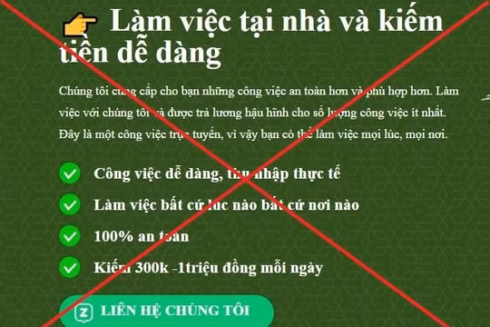 Lên mạng tìm việc làm online, nam thanh niên bị lừa hơn 100 triệu đồng