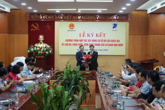 Bộ Nội vụ chính thức triển khai xây dựng hệ thống Cơ sở Dữ liệu Quốc gia về cán bộ, công chức, viên chức