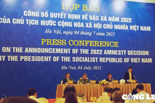 Quá trình xét quyết định đặc xá được thực hiện chặt chẽ, công bằng